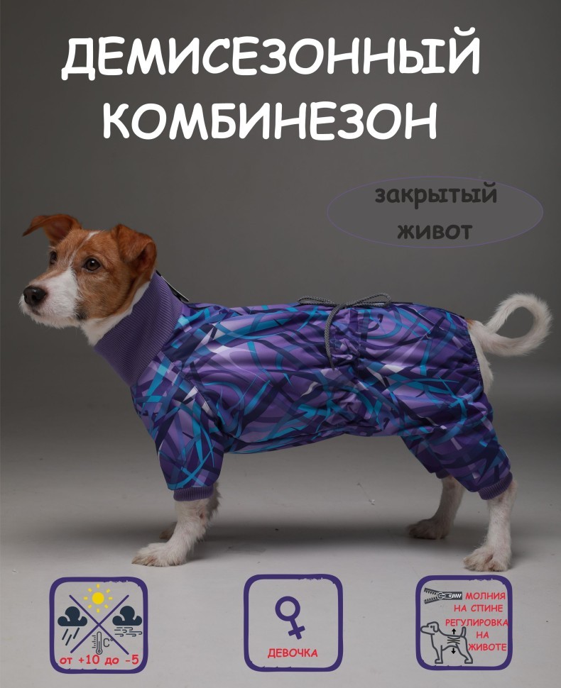 Комбинезон "Классик" (фиолетовы) девочка