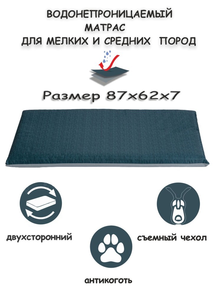 Матрас "Природа" 2 (синий)