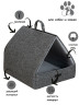 Дом "Шале Big Грей" для собак и кошек (серый)